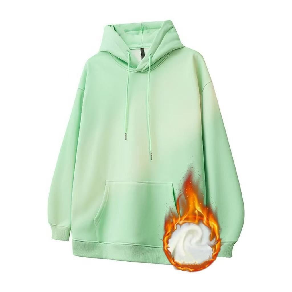 1456# A 3D LOGO Unisex Silver Fox Hoodie