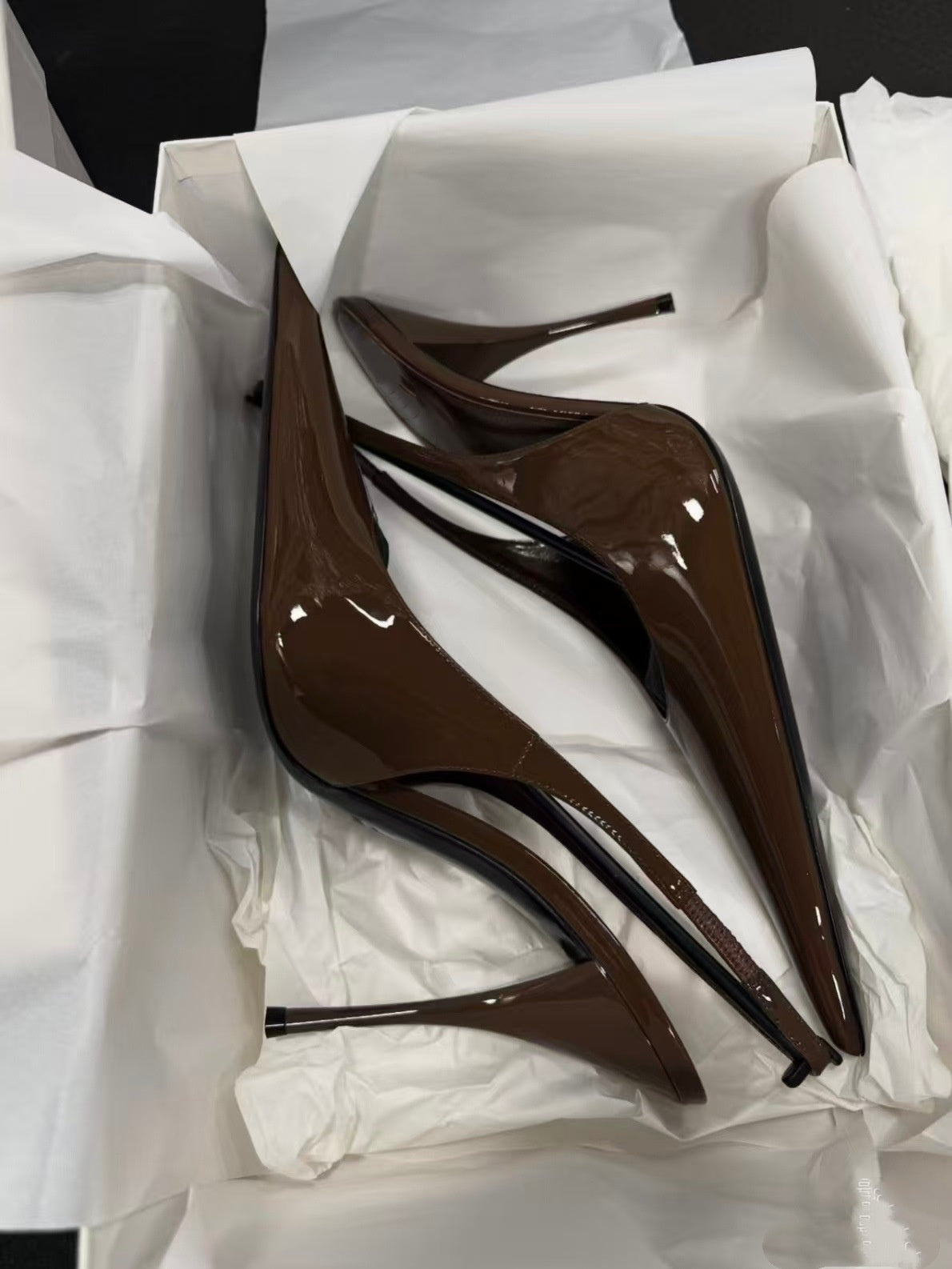 E6913# 8cm Genuine Leather Pumps