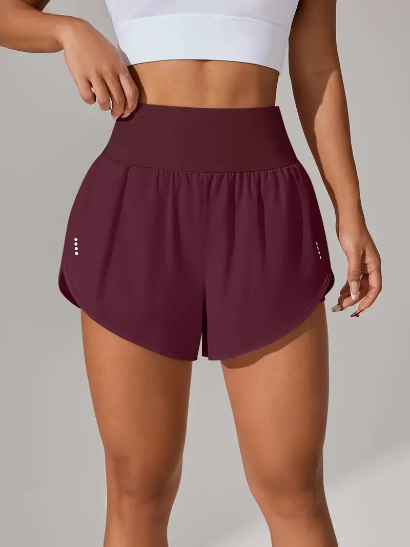L6433# Women High Waist Shorts