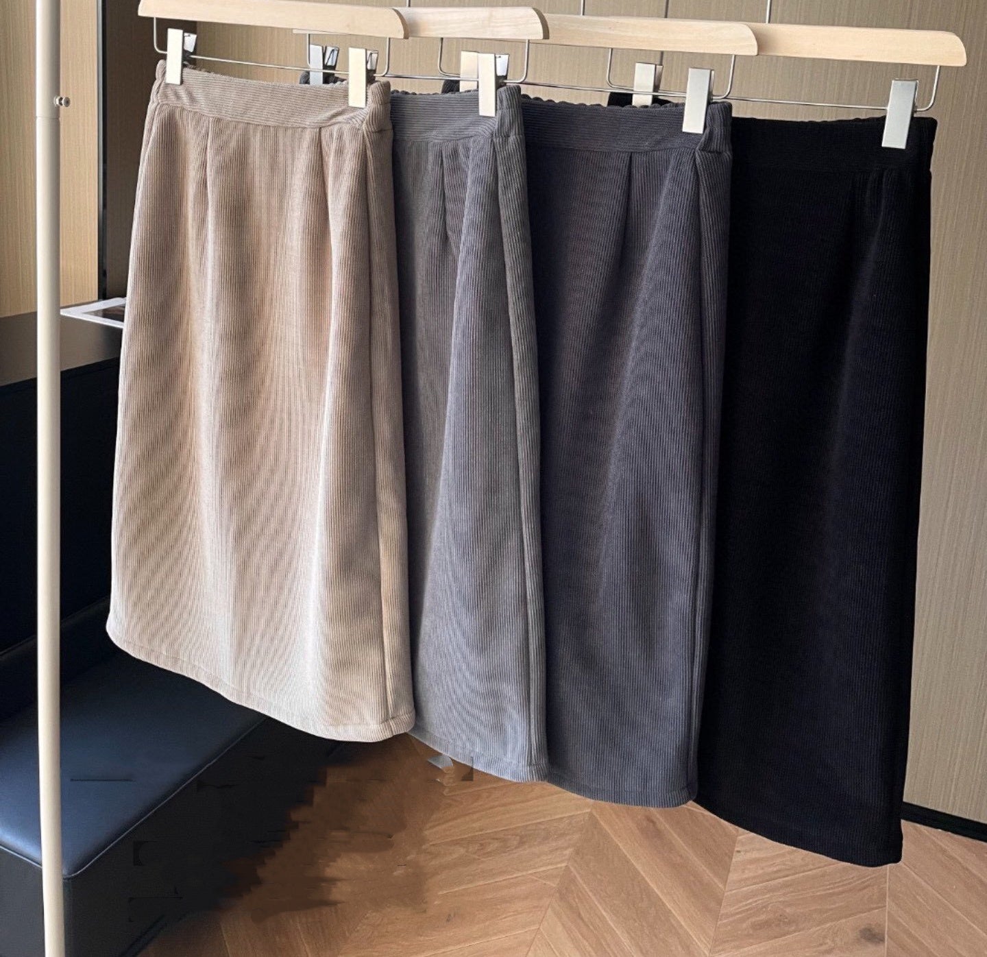 L5515# XY Women Fleece Skirts