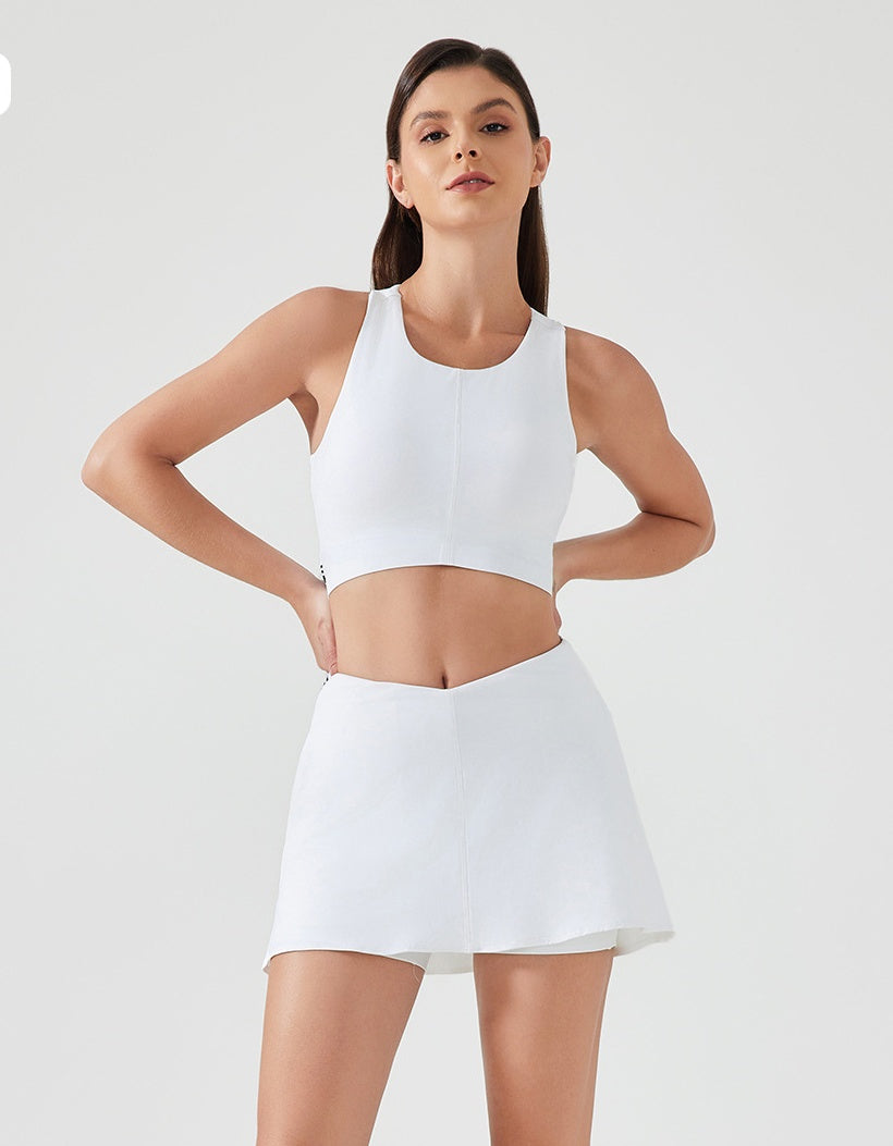 746# A Women Yoga Bra Skirt Set