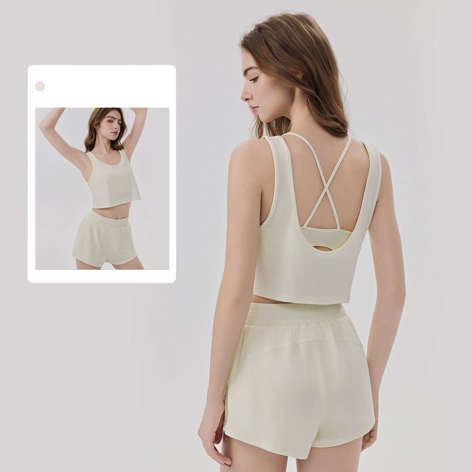 1844# A Women Yoga Bra Tank Or Shorts