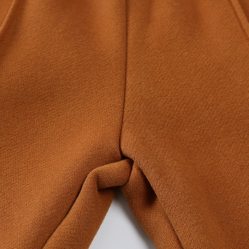 85# AL Kids 3DLogo Hoodies Pants Set