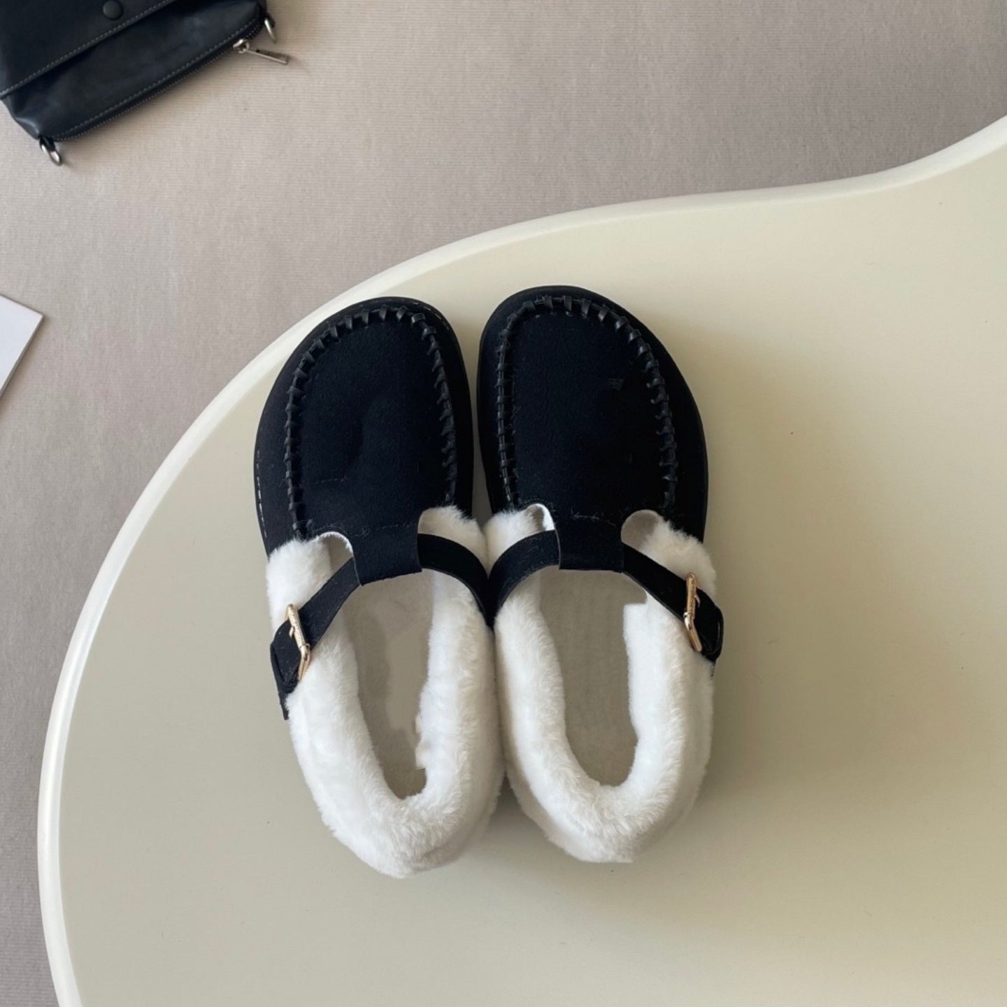 E6900#Unisex Wool Slipper