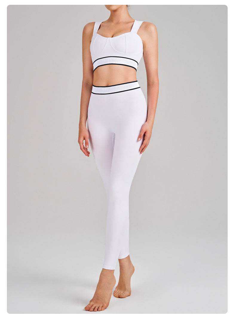 851# A Women Yoga Bra Pants Set