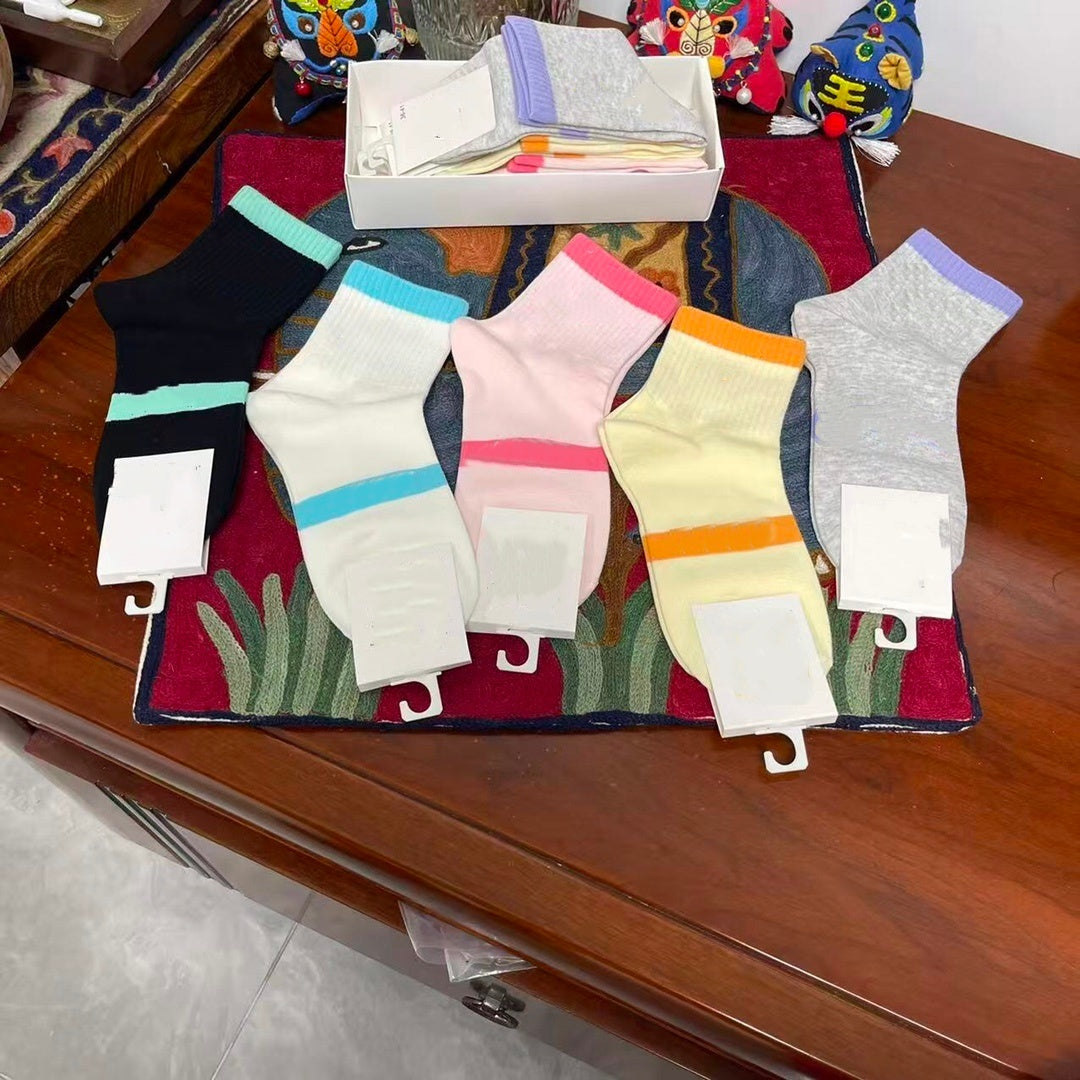 E6401# XY Unisex Socks 5Pairs/Set