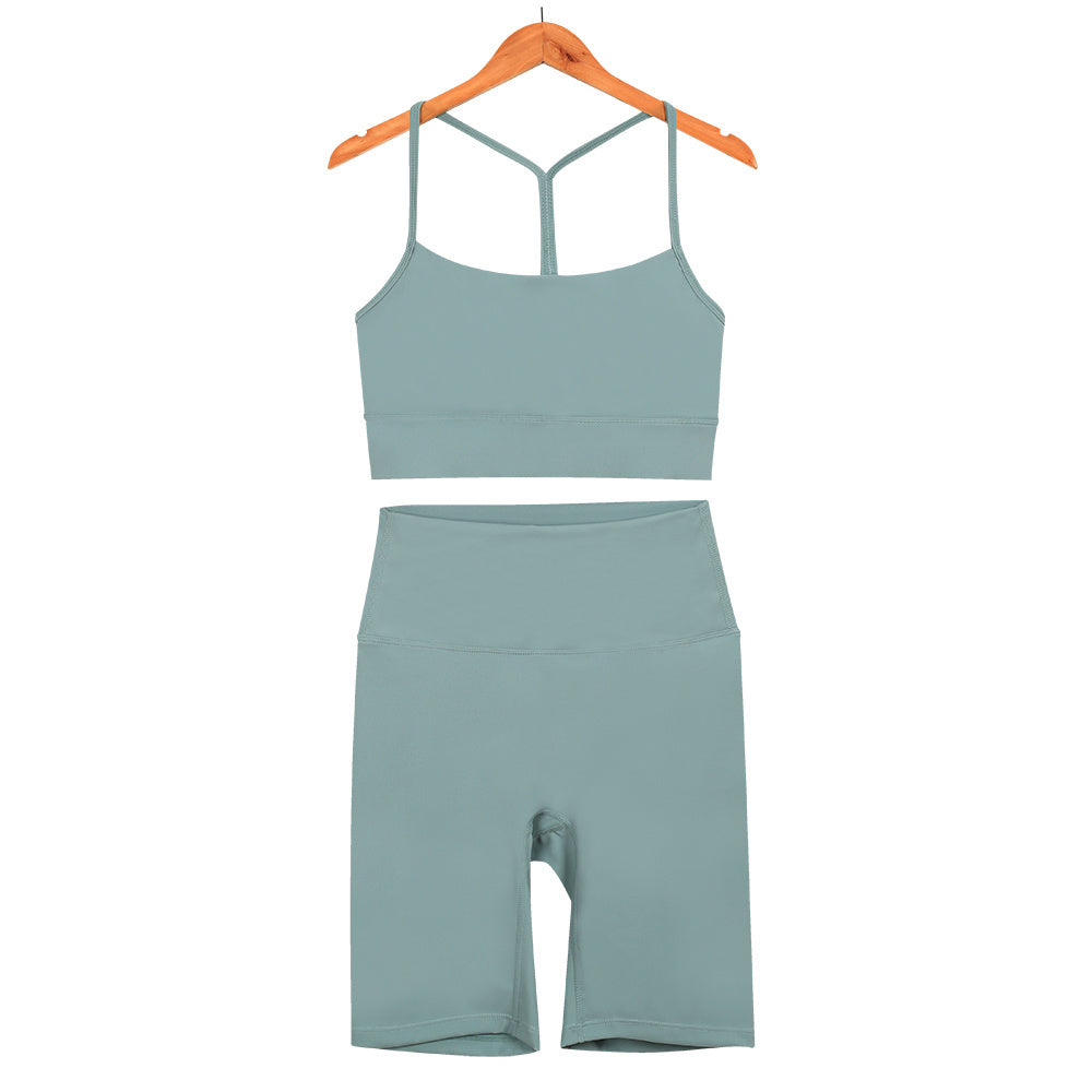 L4749-2#  Yoga Bra Shorts Set