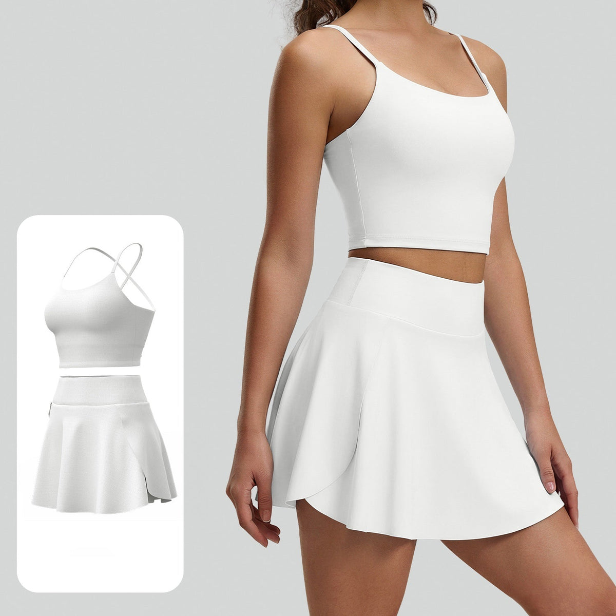 2279# A Women Sports Bra or Skirts