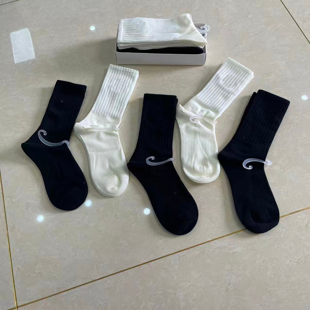 L5357# XY Unisex Cotton Socks 5Pairs/lot