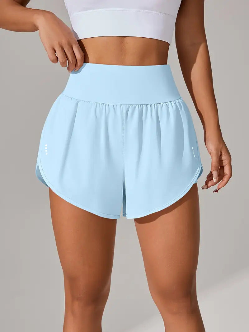 L6433# Women High Waist Shorts