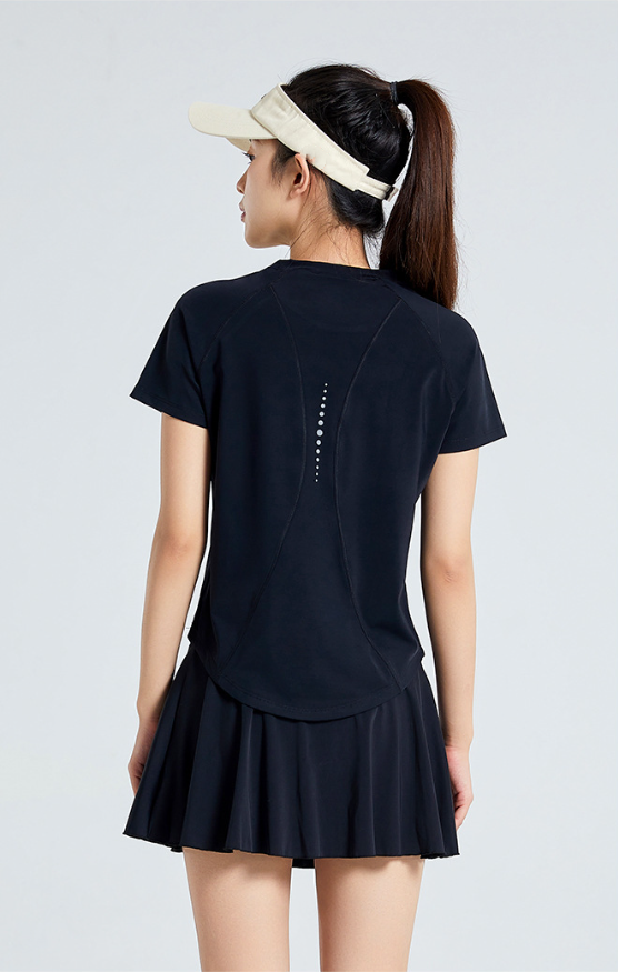 1844# Women Yoga Shirts Skirts Sets