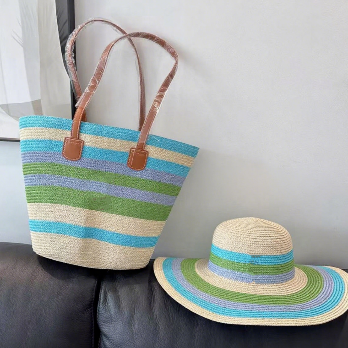 E6266#  Hat and Bag