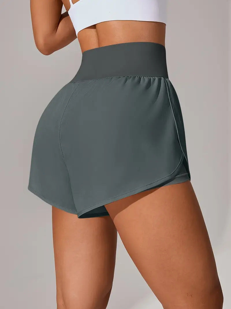 L6433# Women High Waist Shorts