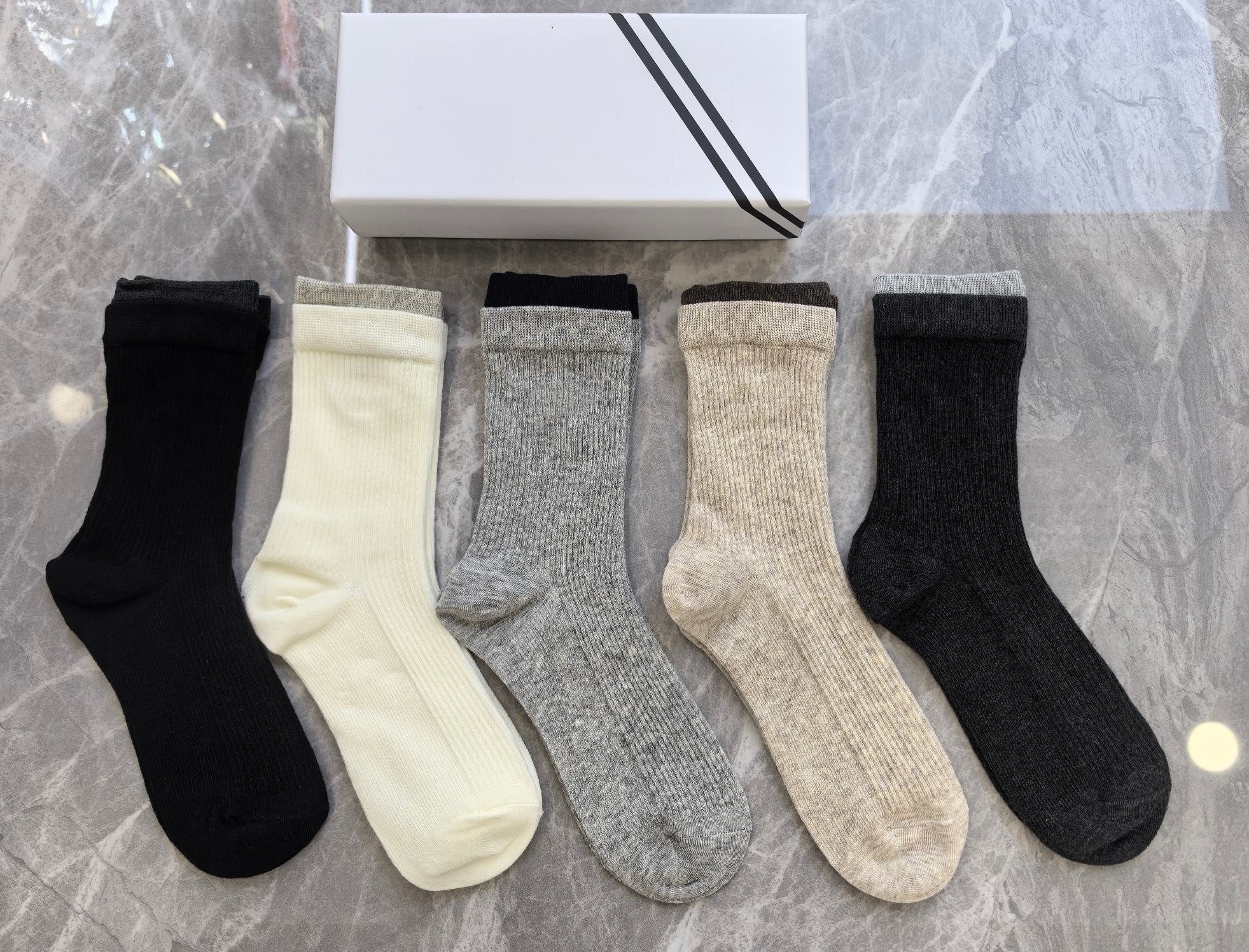 1388#  A Unisex Socks 5Pairs/Set