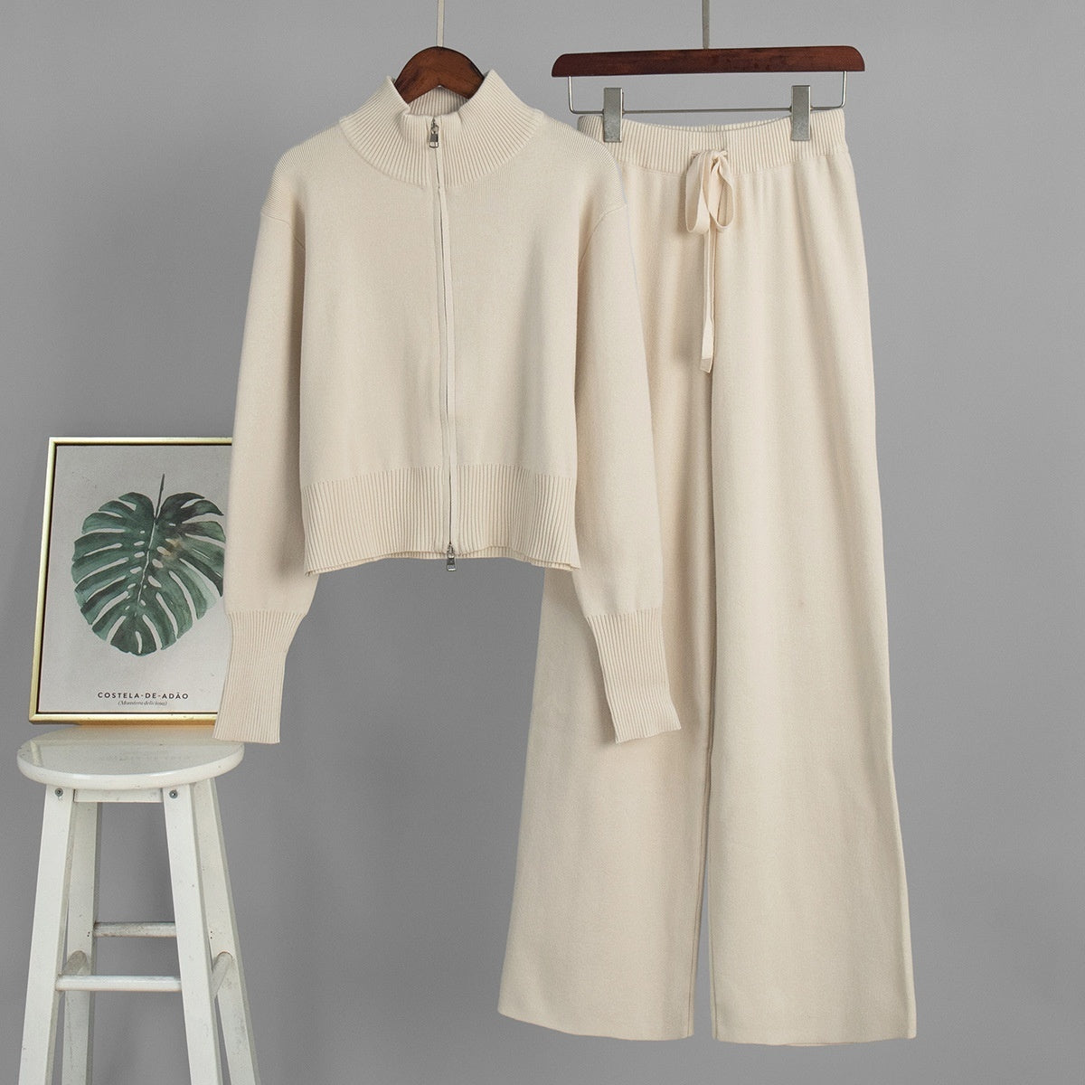 1795# A Women Jacket Pants Set