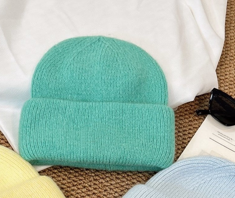 1551# XY A Rabbit Hair Knitted Hat