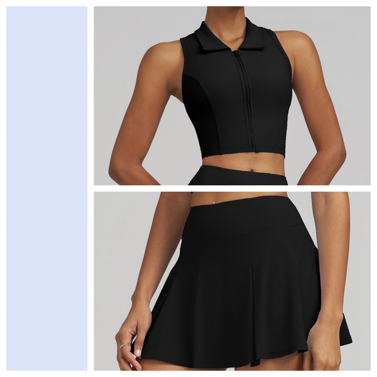 L6336# Women Yoga Vest Or Skirts