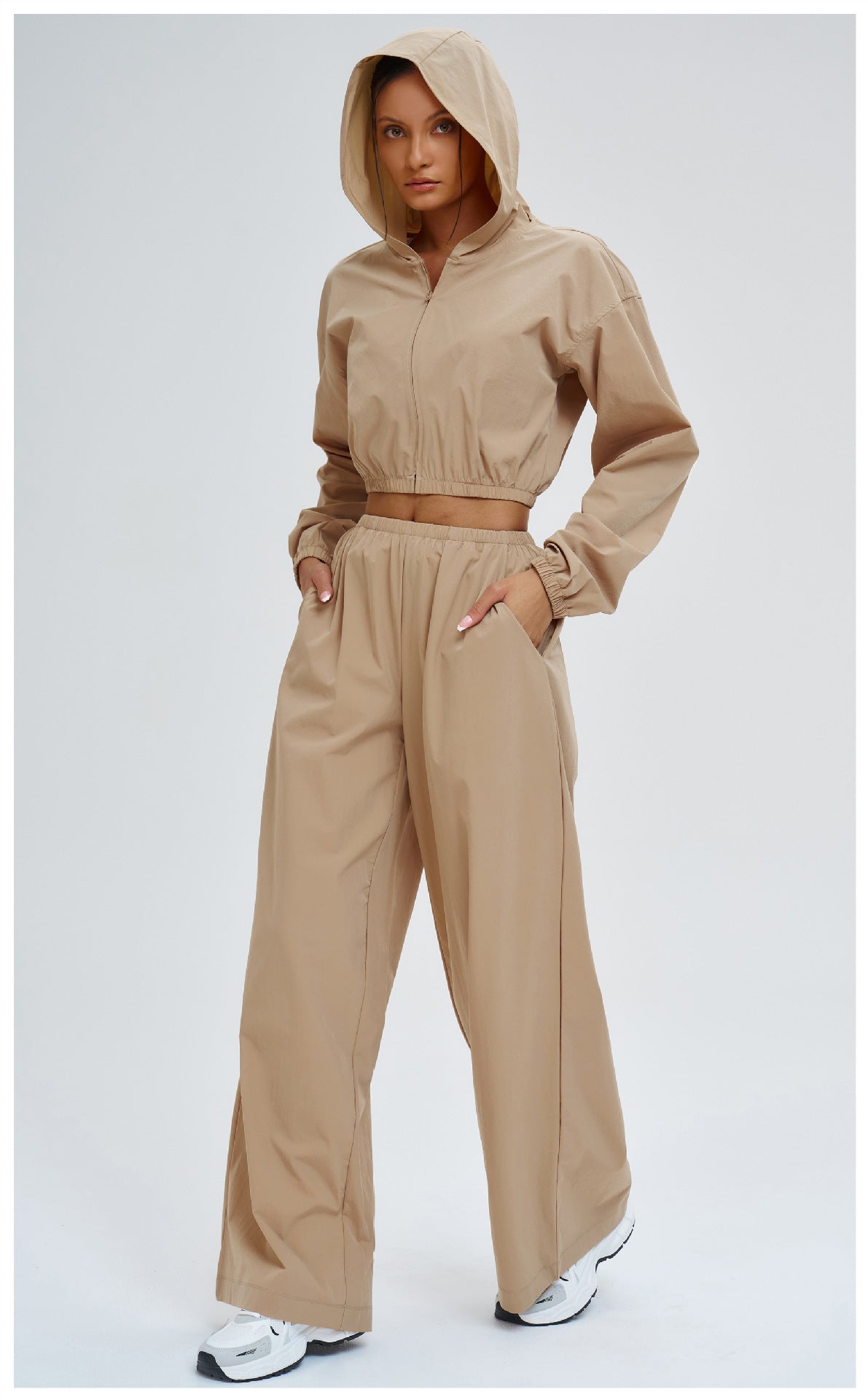 1765# A 3D SIlver  Women Hooded Jackets Or Pants