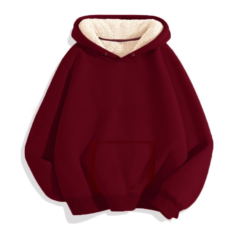 1459# A 3D LOGO Unisex Cotton Velvet Hoodie