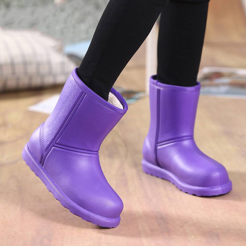 E3129# Cow Leather Boots