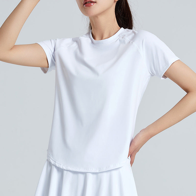 1844# Women Yoga Shirts Skirts Sets