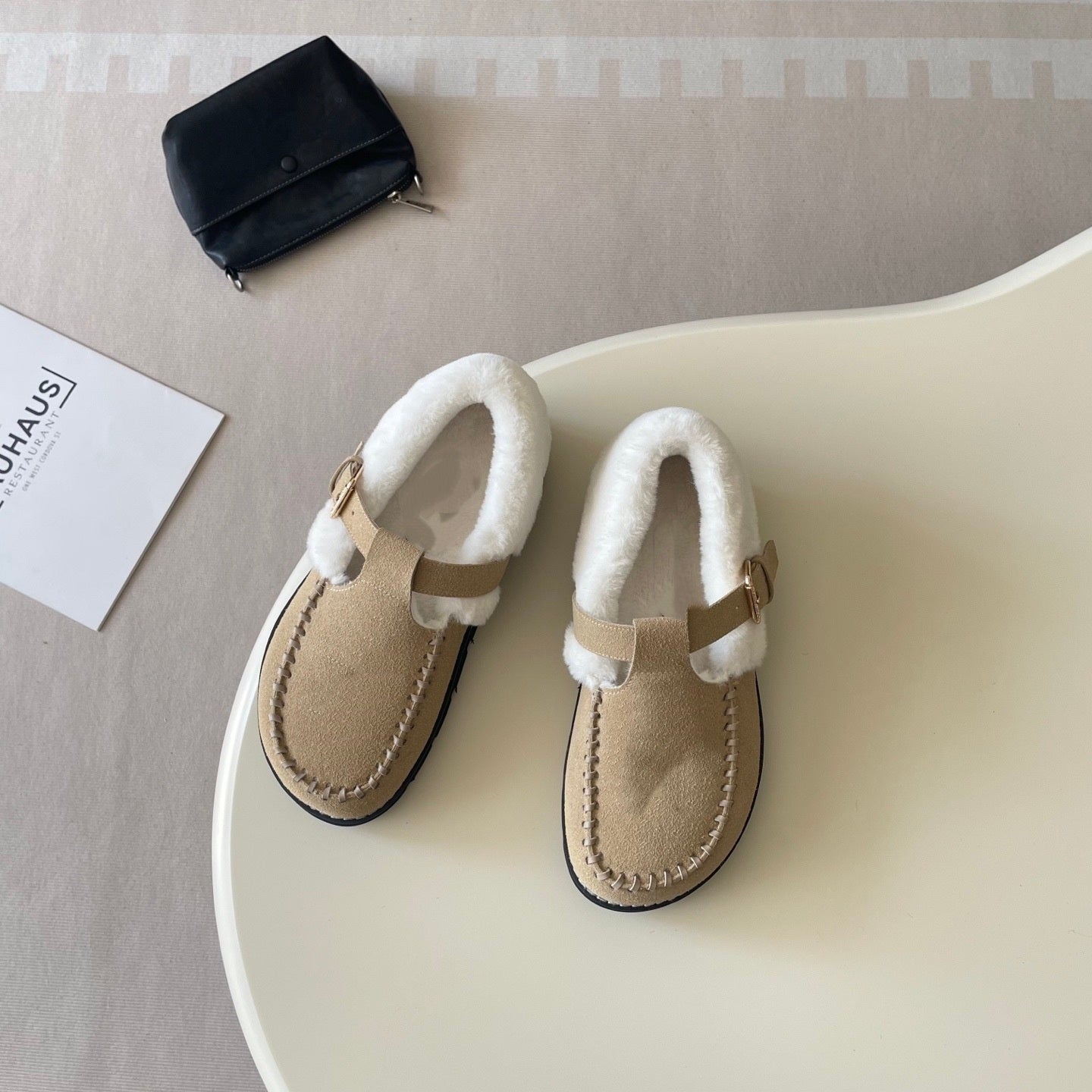 E6900#Unisex Wool Slipper
