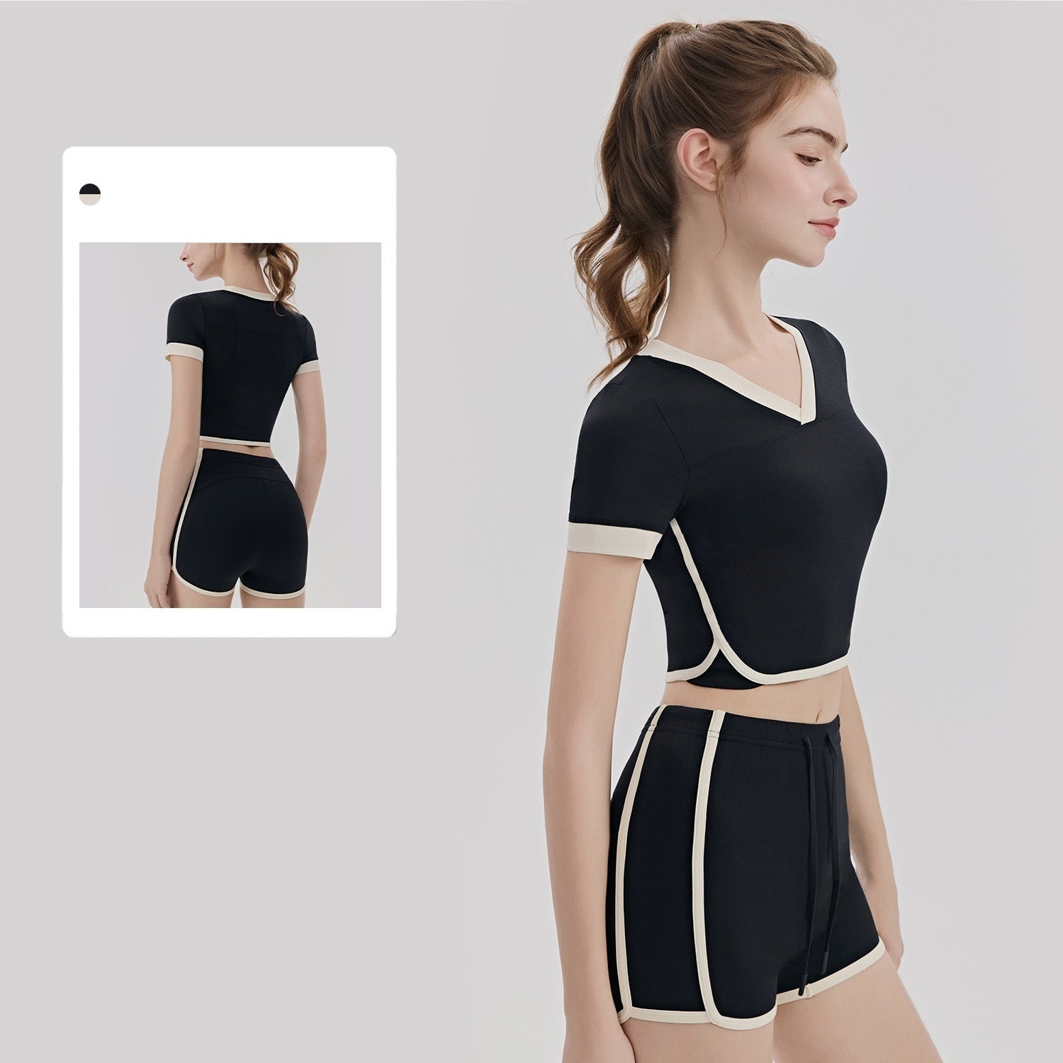 1861# A Women Yoga Shirts Or Shorts