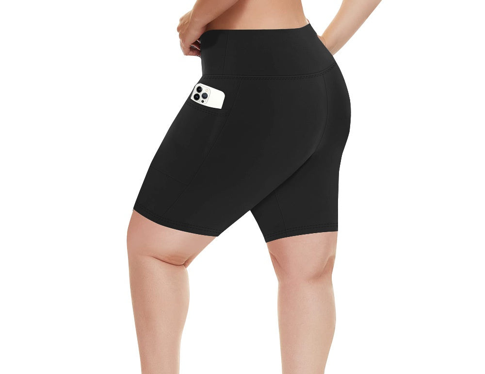 L2843# Women Large Size Yoga Shorts