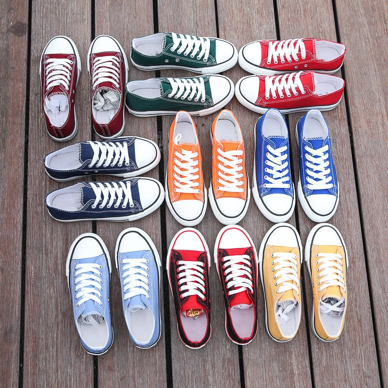ZGLHUA Women Canvas Flat Shoes