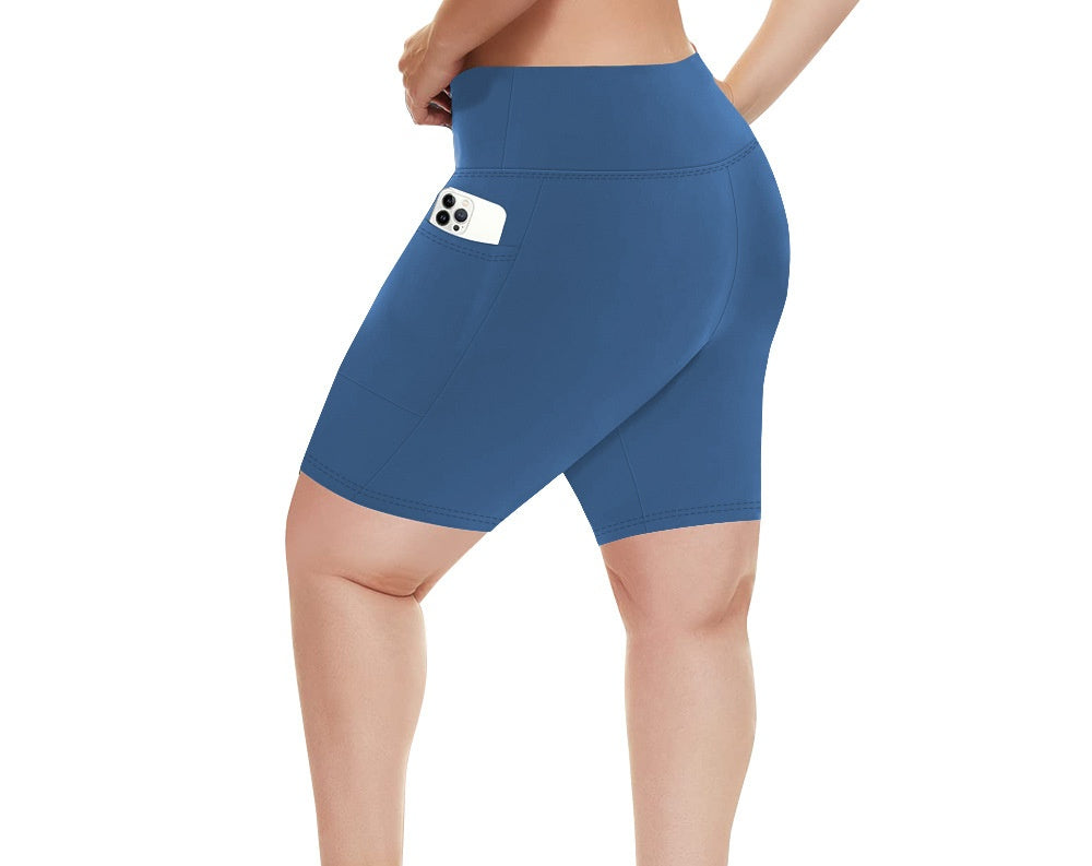 L2843# Women Large Size Yoga Shorts