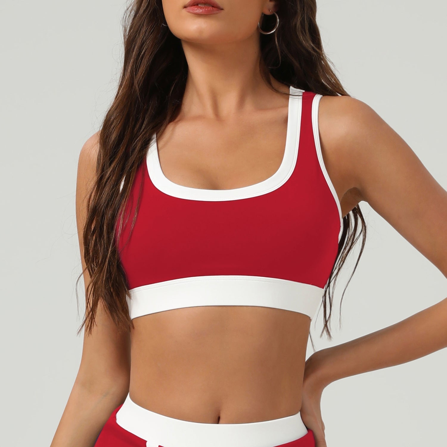 803# A  Women Yoga Tank Skirts Set