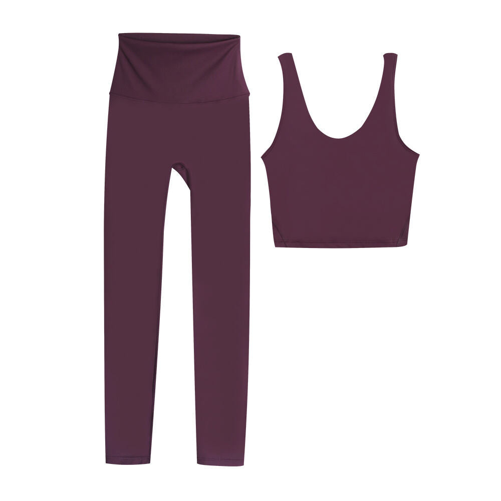 L4757-2# Yoga Bra Pants Set