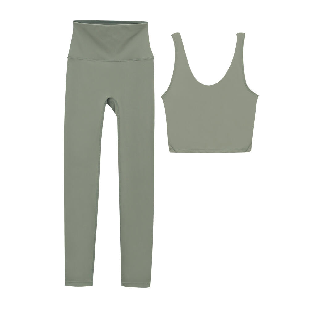 L4757-2# Yoga Bra Pants Set