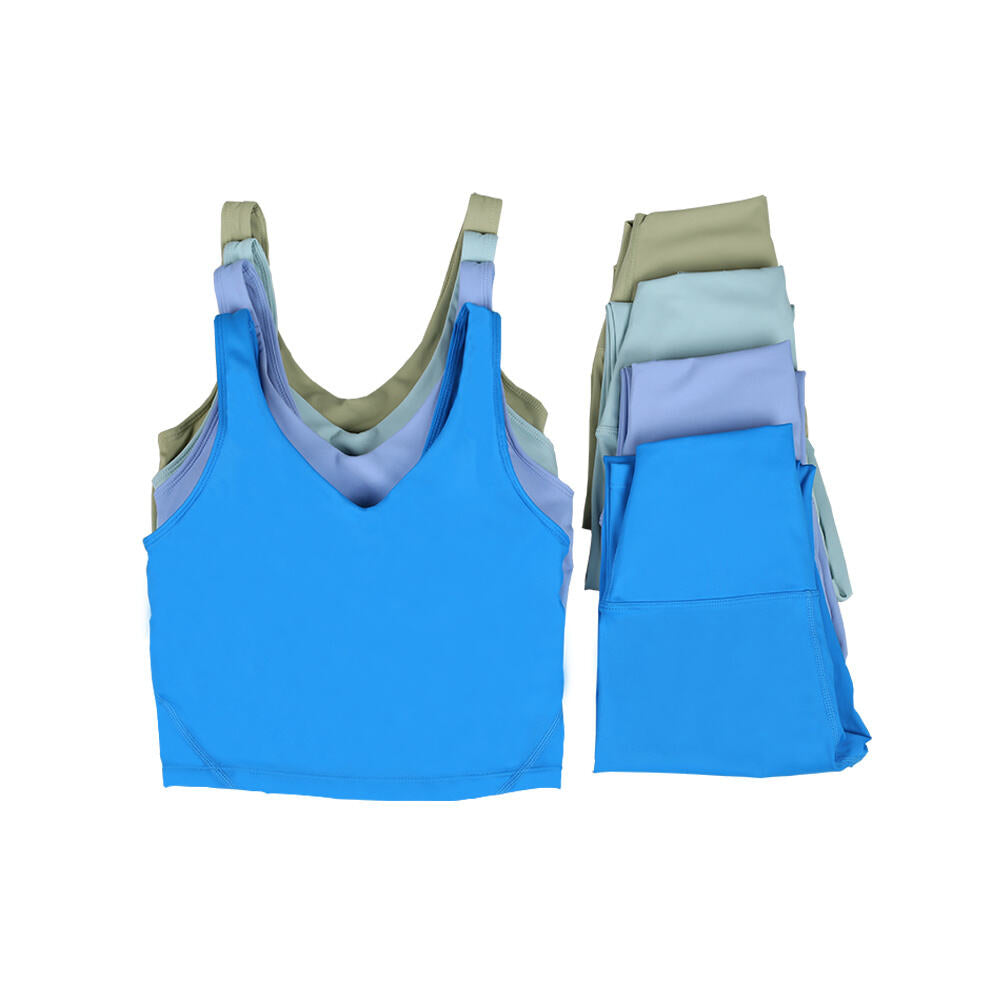 L4757-2# Yoga Bra Pants Set