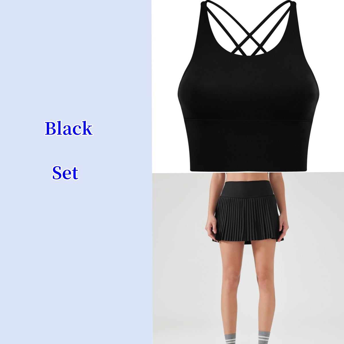 3-1# A Bra Skirts Set