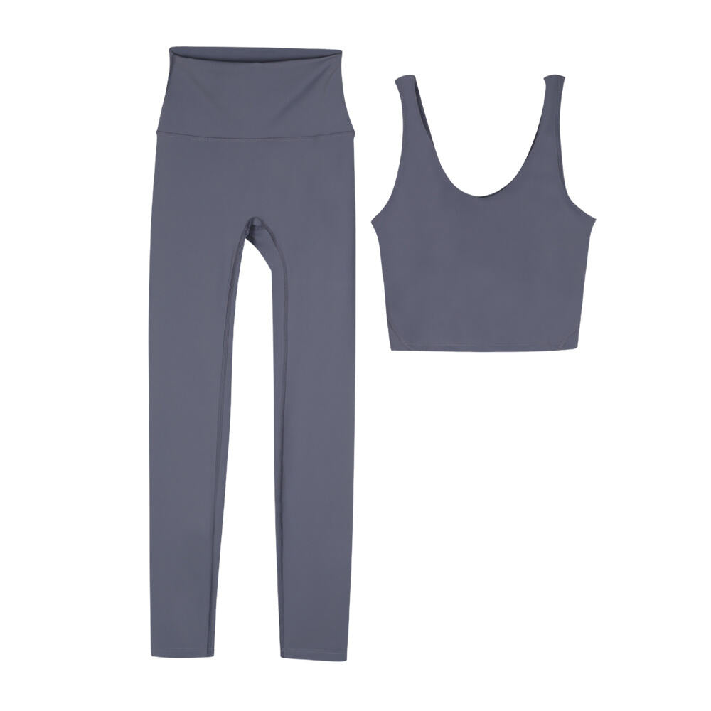 L4757-2# Yoga Bra Pants Set