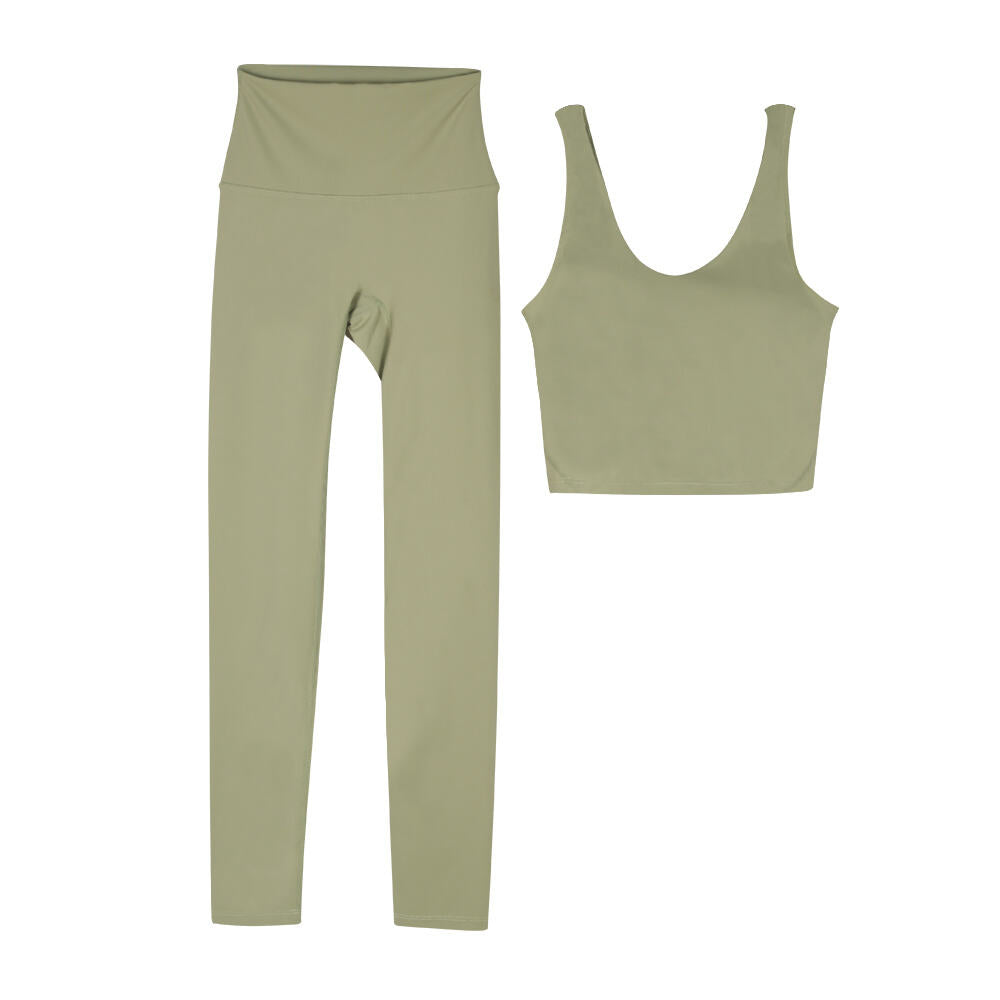 L4757-2# Yoga Bra Pants Set