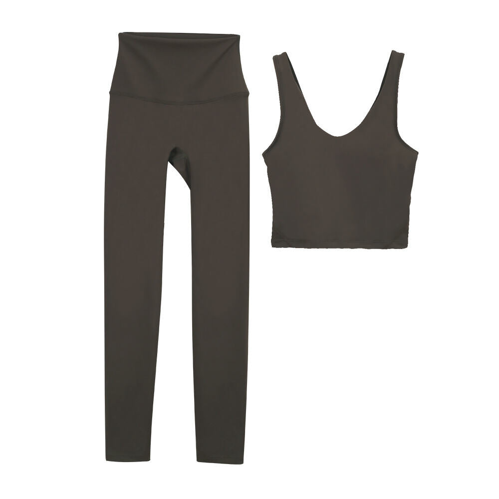 L4757-2# Yoga Bra Pants Set