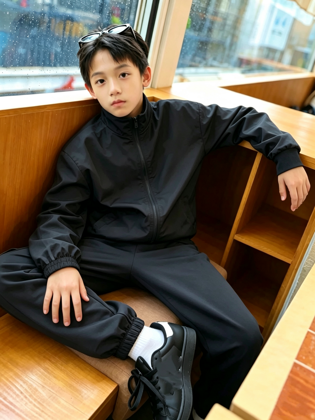 2900# XY A Kids Sport Jacket And Pants Set