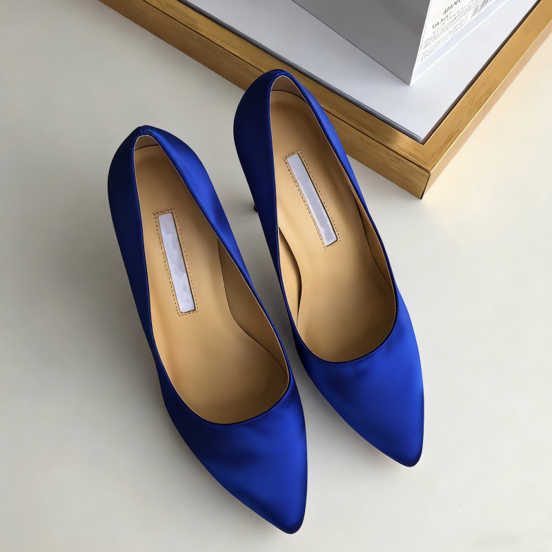 E5686#Women Sheepskin Pumps