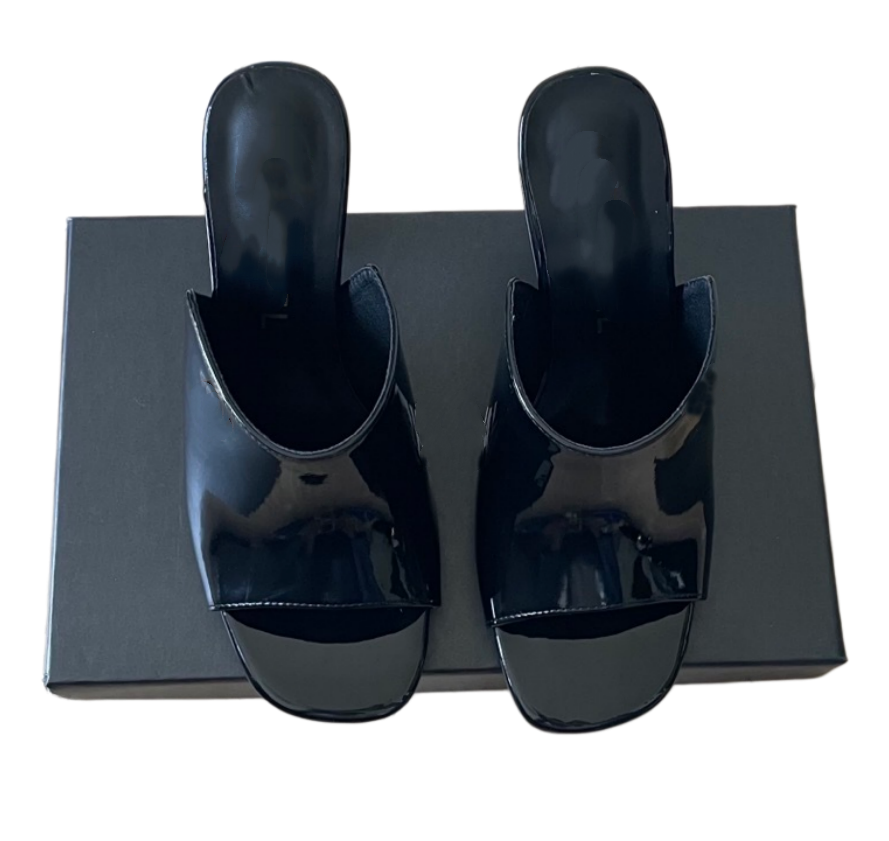 E7082#Genuine Leather Slipper