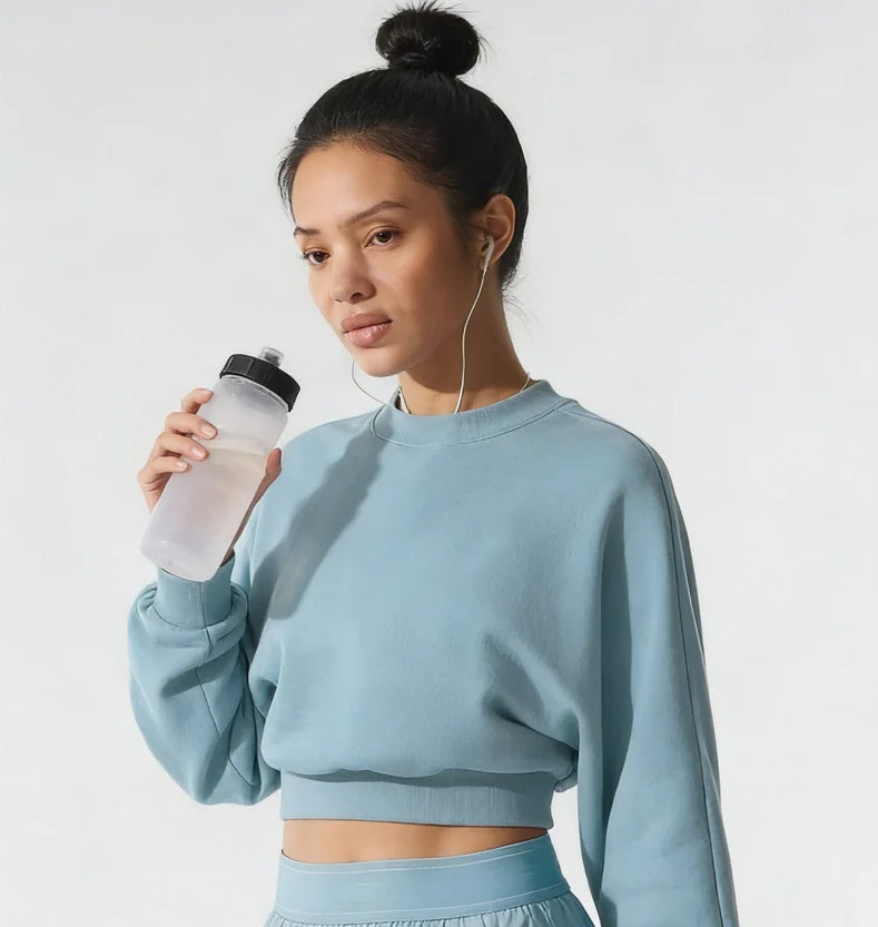 1867# A 3D Silver Women Yoga Sweatshirts