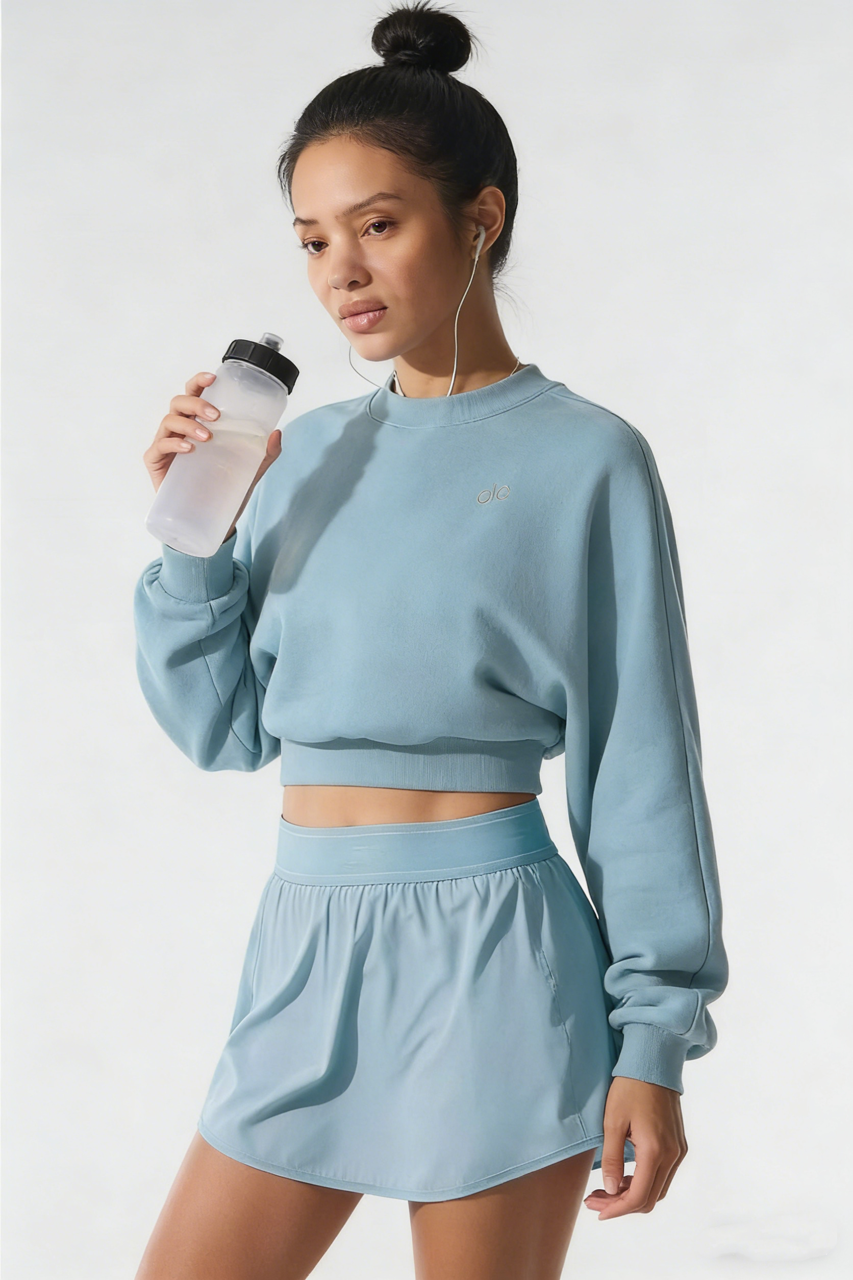 1867# A 3D Silver Women Yoga Sweatshirts