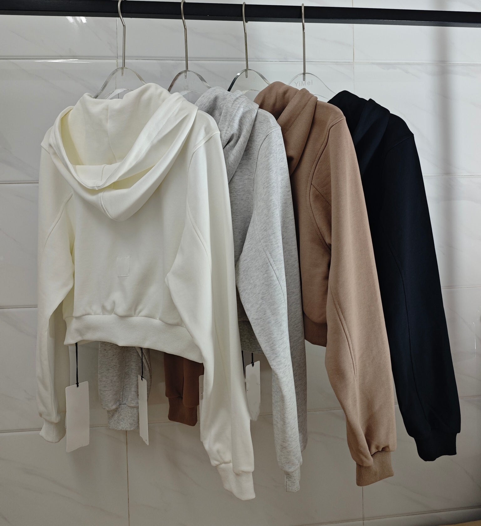 1305# A Women Full Zipper Hooded Sweater