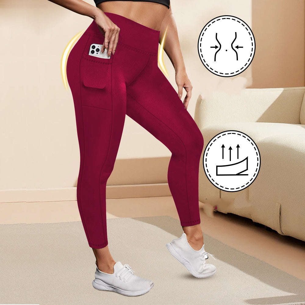 L6058#  Women Large Size Yoga Pants
