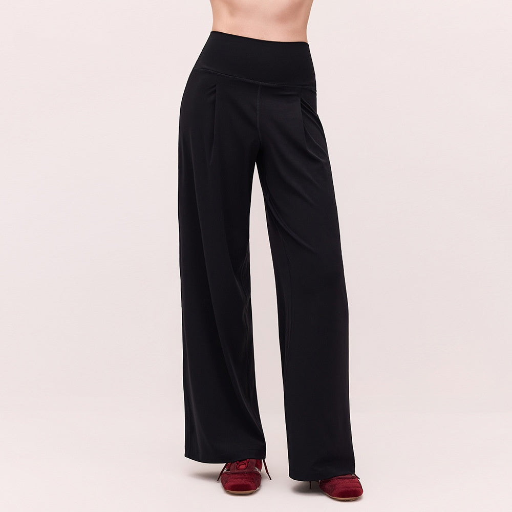 L6464 Women Wide Leg Pants
