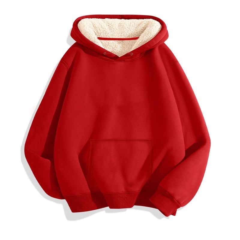 1459# A 3D LOGO Unisex Cotton Velvet Hoodie