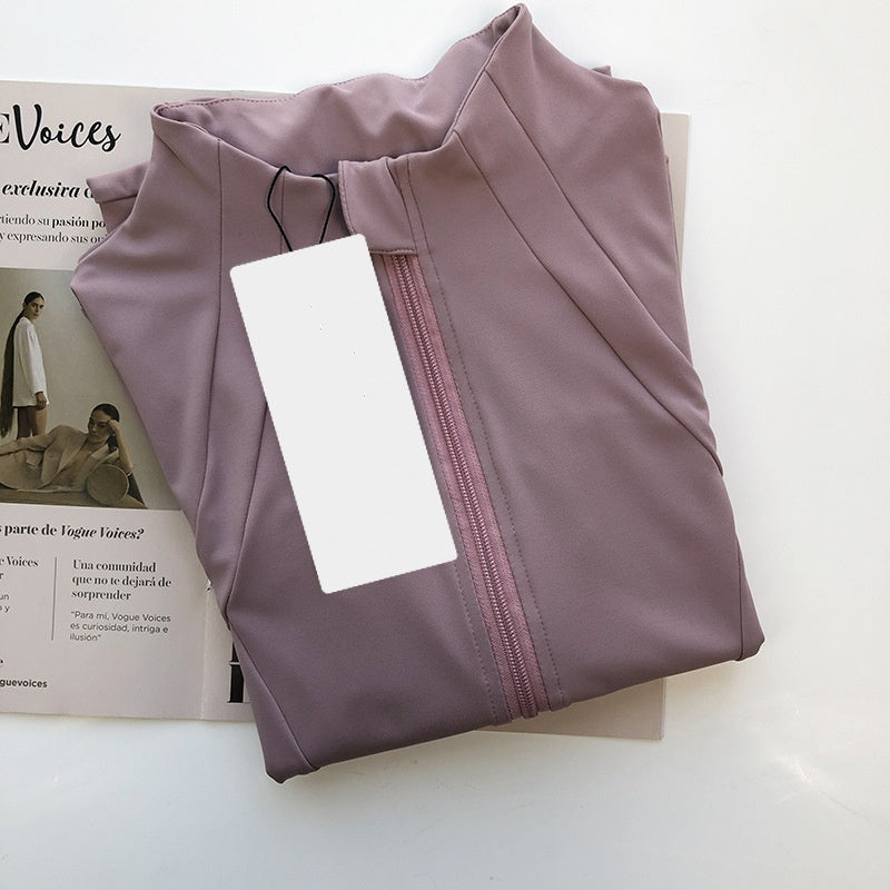 63# AL Women Zipper Yoga Suit Fitness Jacket