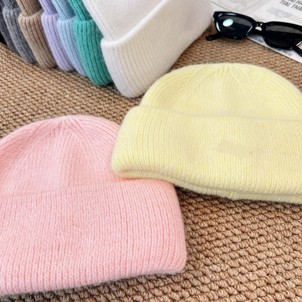 1551# XY A Rabbit Hair Knitted Hat