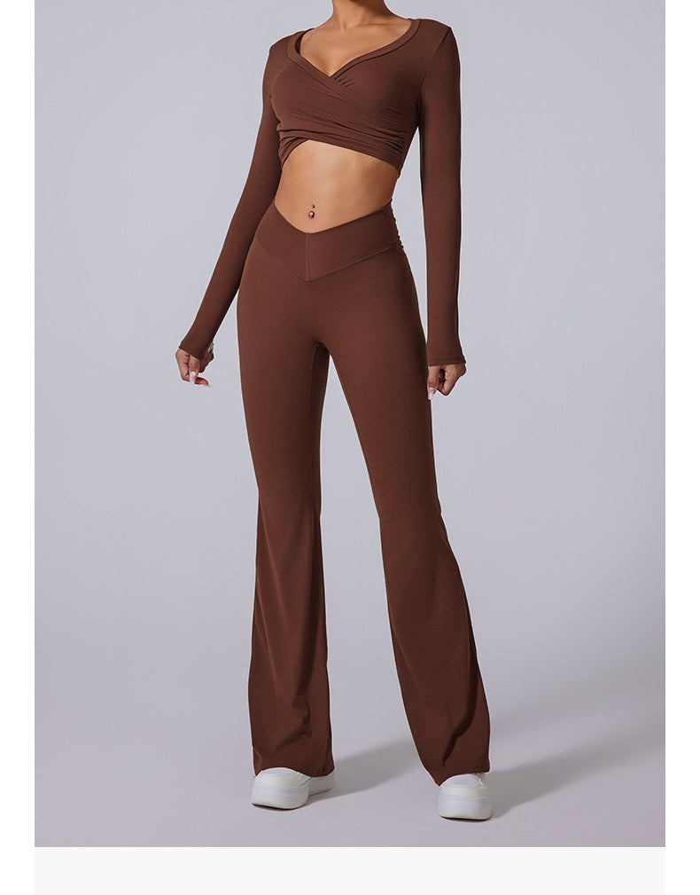 796# A  Women Yoga Shirts Pants Set